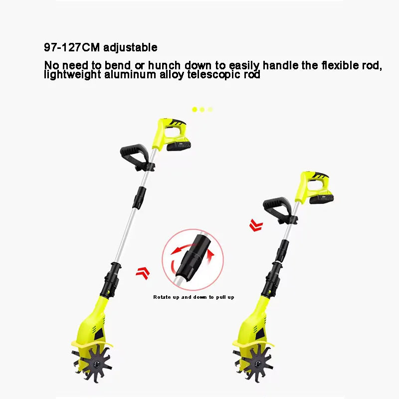 Cordless Tiller Electric Cultivator