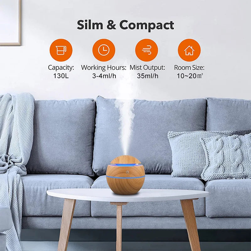 Electric Humidifier and Aroma Diffuser
