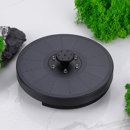 Solar Fountain Pump Fountain Light Round Floating Fountain Pump Color LED Light - Rightseason