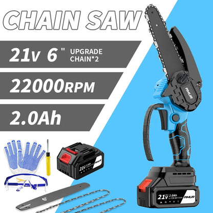 Powerful Cordlesss Mini Chainsaw