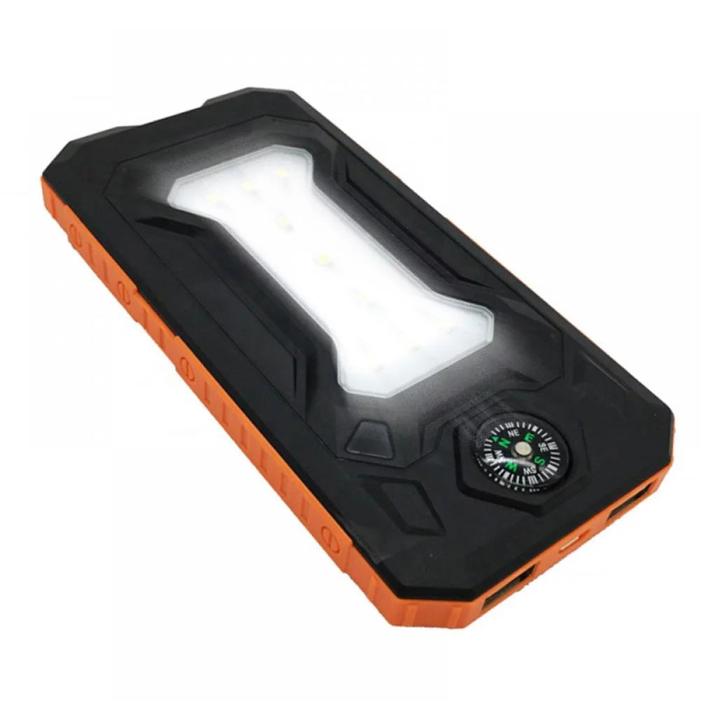 Waterproof 60000Mah Dual USB Portable Solar Battery Charger Solar Power Bank for Iphone, Mobile Cell Phone