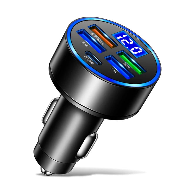 Quick Charge 5 USB Port Car Charger