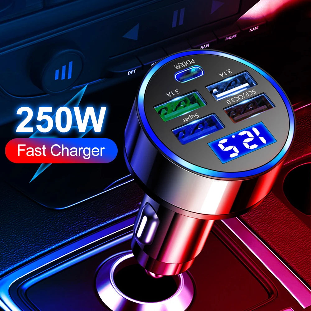 Quick Charge 5 USB Port Car Charger