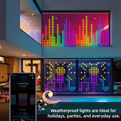 VividFlow Smart LED Curtain Sync Lights