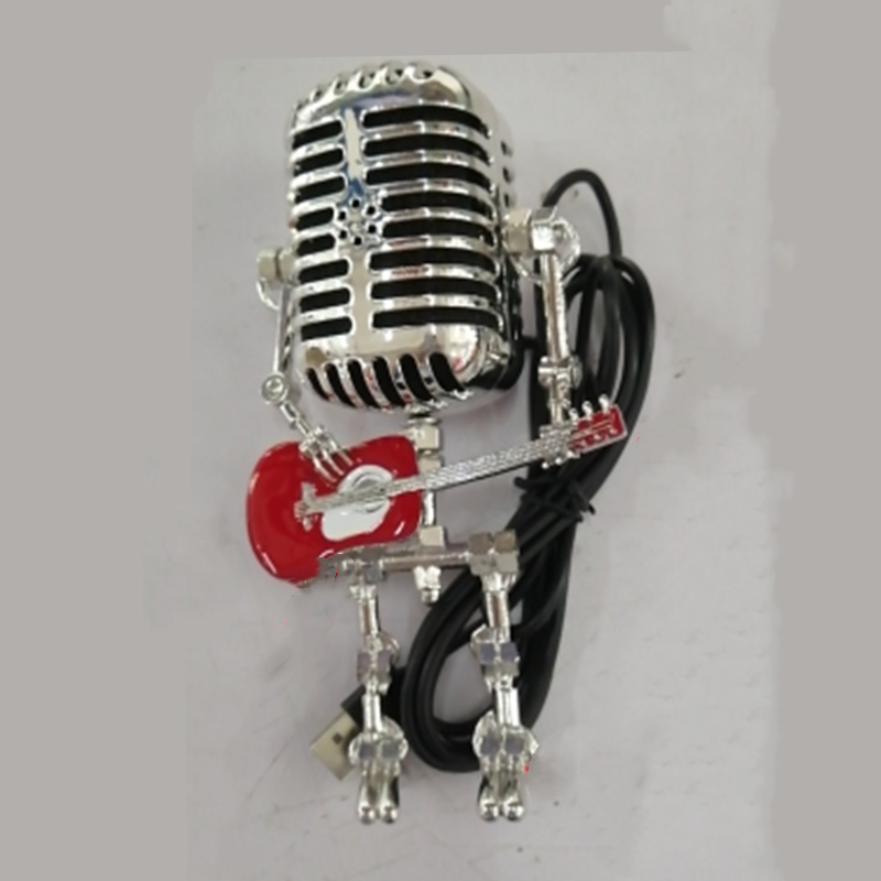 Retro Vintage Microphone Table Lamp Ornament - Rightseason