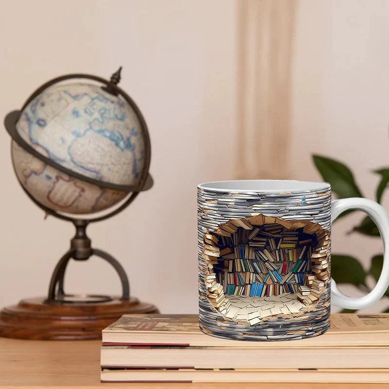 3D Bookshelf Mug™ - Rightseason