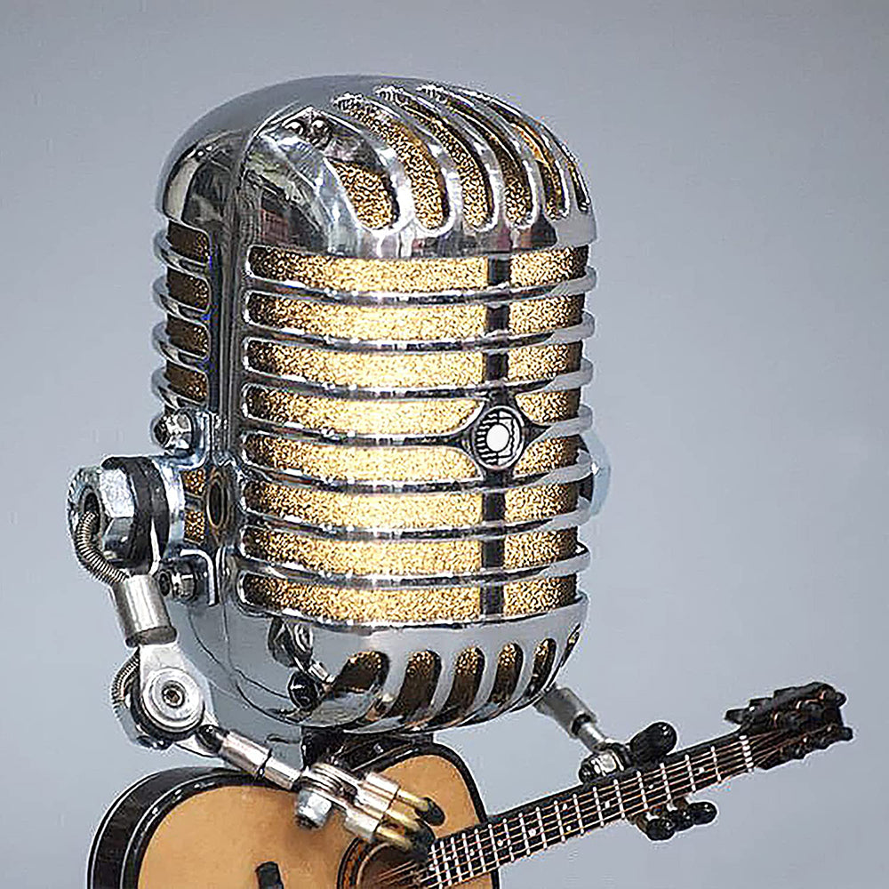 Retro Vintage Microphone Table Lamp Ornament - Rightseason