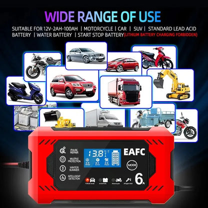 Intelligent Automotive Battery Charger 6A 13.8V