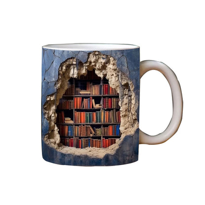 3D Bookshelf Mug™ - Rightseason