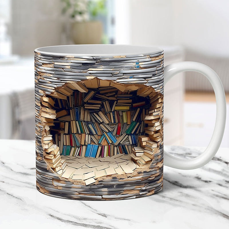 3D Bookshelf Mug™ - Rightseason