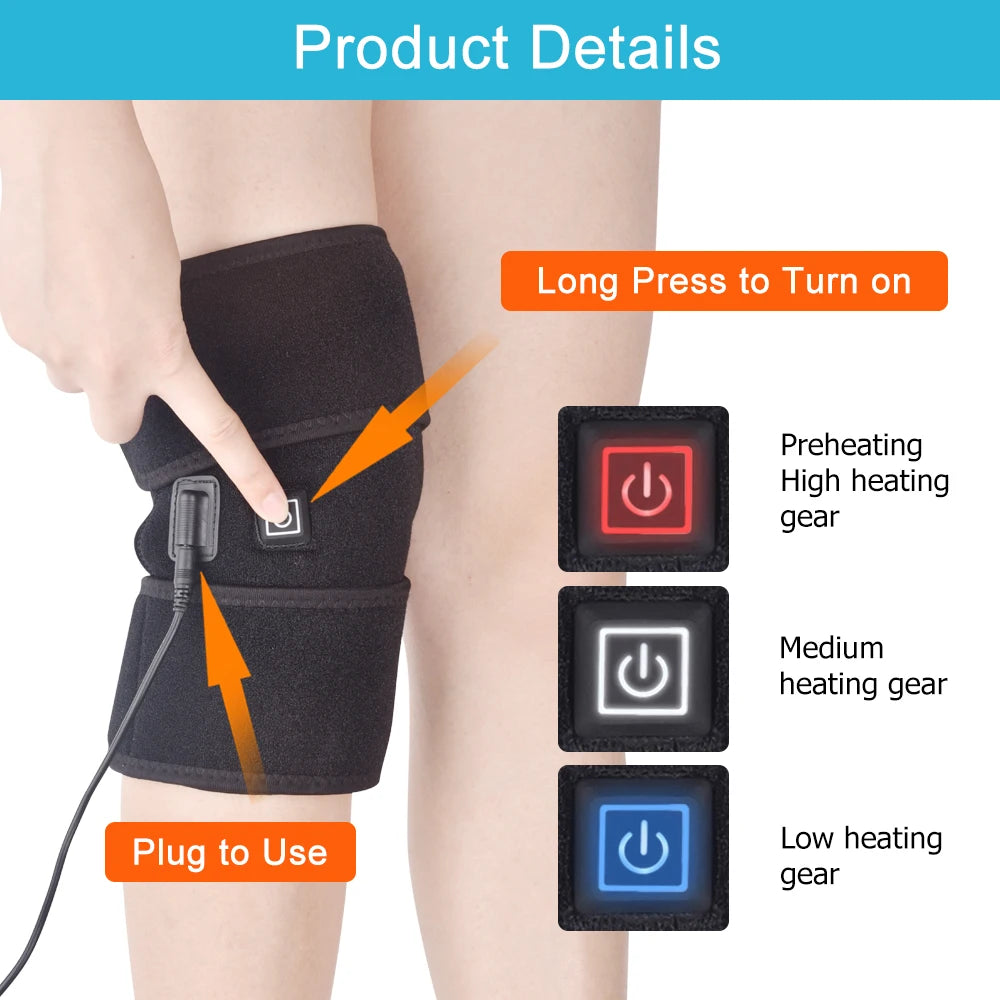 Heat Therapy Knee Relief Massager