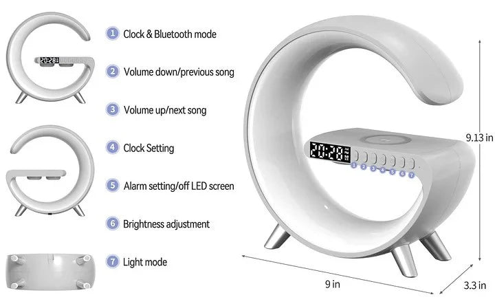 INTELLIGENT 4-IN-1 ALARM CLOCK